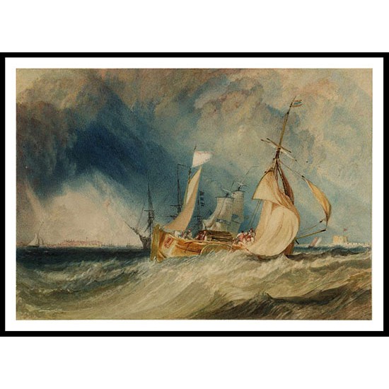 The Mouth of the River Humber 1824 25, A New Print Of a J. M. W Turner Painting