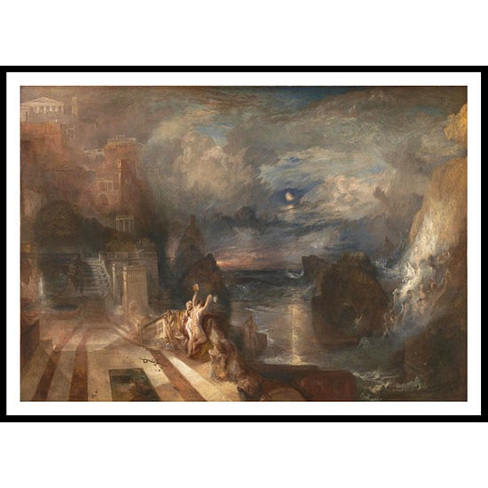 The Parting of Hero and Leander, A New Print Of a J. M. W Turner Painting