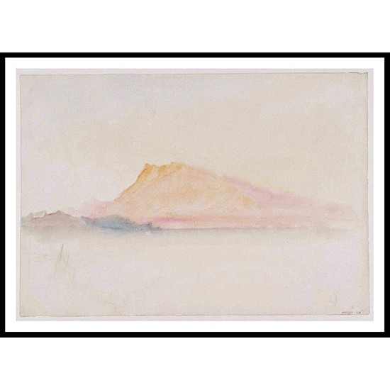 The Pink Rigi 1844, A New Print Of a J. M. W Turner Painting