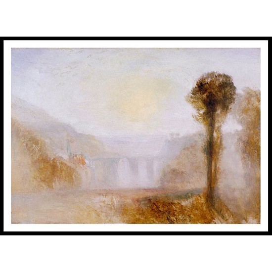 The Ponte Delle Torri Spoleto, A New Print Of a J. M. W Turner Painting