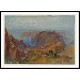 The Rham Plateau and the Bock Luxembourg from the North East 1839, A New Print Of a J. M. W Turner Painting