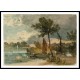 The River Thames with Isleworth Ferry 1805, A New Print Of a J. M. W Turner Painting