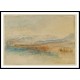 The Stanzstadt Mountains 1830s, A New Print Of a J. M. W Turner Painting