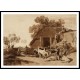 The Straw Yard 1806 07, A New Print Of a J. M. W Turner Painting