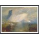 The Thames above Waterloo Bridge 1830 35, A New Print Of a J. M. W Turner Painting