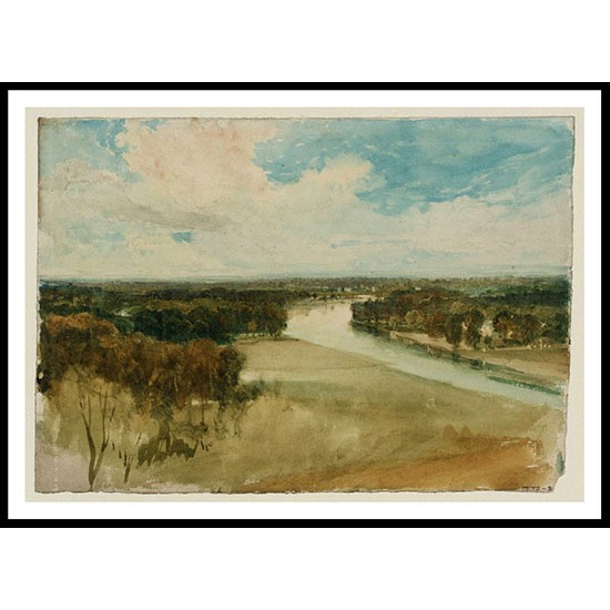 The Thames from Richmond Hill 1815, A New Print Of a J. M. W Turner Painting