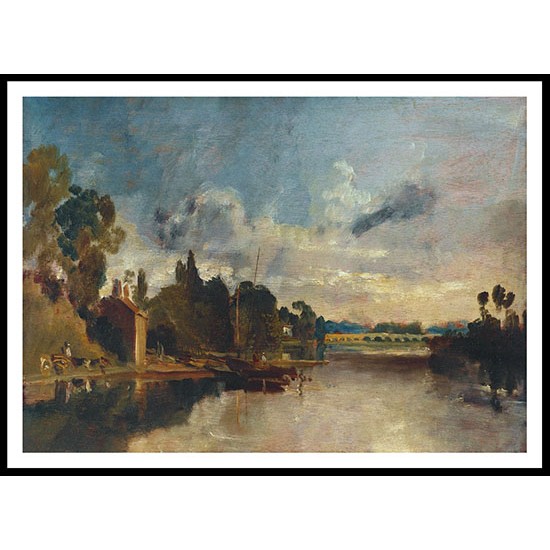 The Thames near Walton Bridges 1805, A New Print Of a J. M. W Turner Painting