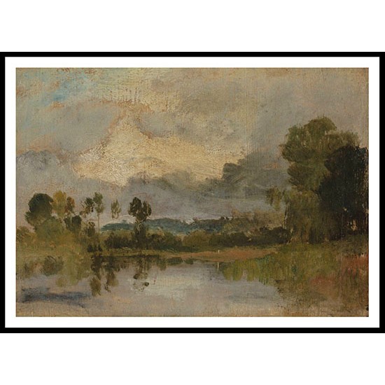 The Thames near Windsor 1807, A New Print Of a J. M. W Turner Painting