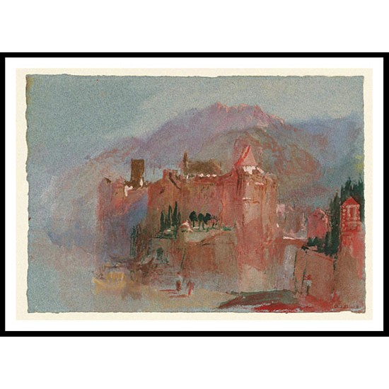 The Vermilion Palace 1835 40, A New Print Of a J. M. W Turner Painting