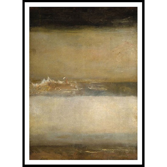 Three Seascapes 1827, A New Print Of a J. M. W Turner Painting