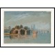 Tours The Ruins of the Old Pont Eudes with the City Beyond 1826 28, A New Print Of a J. M. W Turner Painting