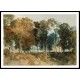 Trees by the River Thames Bridge in the Distance 1805, A New Print Of a J. M. W Turner Painting