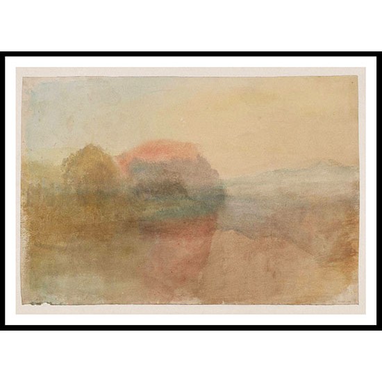 Trematon Castle Cornwall 1828, A New Print Of a J. M. W Turner Painting