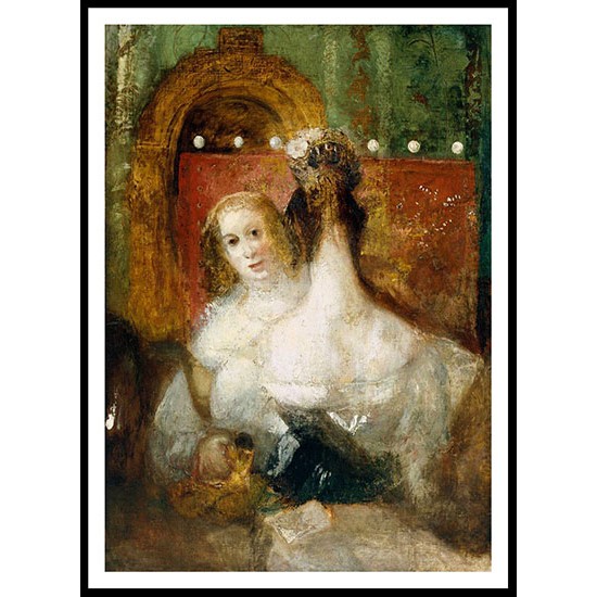 Two Women with a Letter 1830, A New Print Of a J. M. W Turner Painting