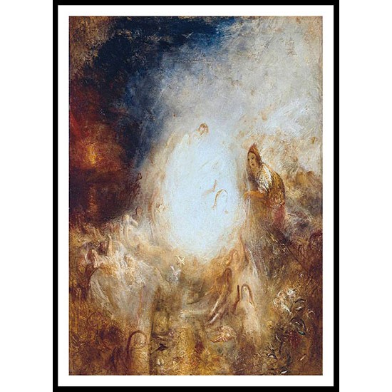 Undine Giving the Ring to Massaniello Fisherman of Naples 1846, A New Print Of a J. M. W Turner Painting