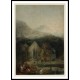 Valle Crucis Abbey with Dinas Bran 1794 45, A New Print Of a J. M. W Turner Painting