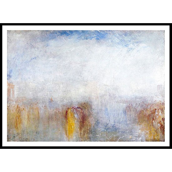 Venetian Festival 1845, A New Print Of a J. M. W Turner Painting