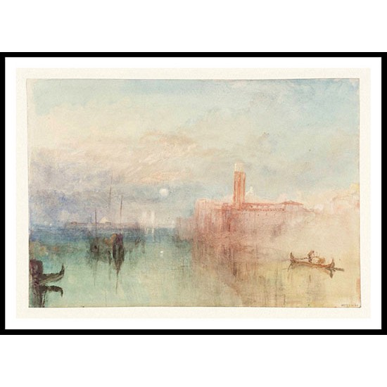 Venice Moonrise 1840, A New Print Of a J. M. W Turner Painting