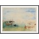 Venice Shipping Moored off the Riva degli Schiavoni 1840, A New Print Of a J. M. W Turner Painting