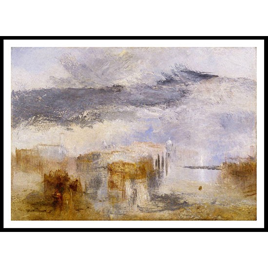 Venice Sunset a Fisher 1845, A New Print Of a J. M. W Turner Painting