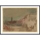 Venice The Doge's Palace from the Riva degli Schiavoni by Moonlight 1840, A New Print Of a J. M. W Turner Painting