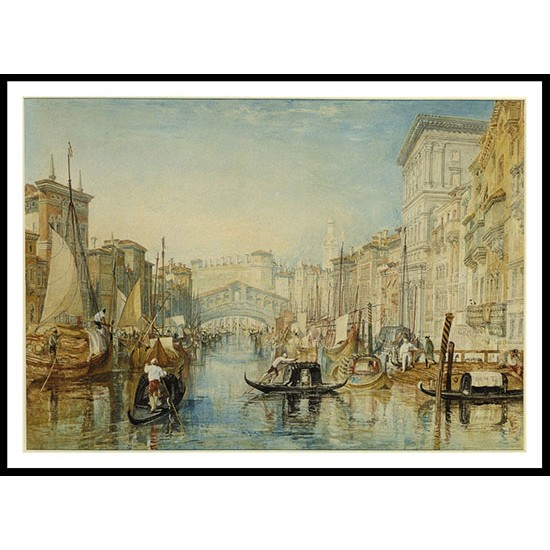 Venice The Rialto 1821 23, A New Print Of a J. M. W Turner Painting