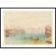 Venice The Western End of the Giudecca Canal from near the Convent of San Biagio e Cataldo 1840, A New Print Of a J. M. W Turner Painting