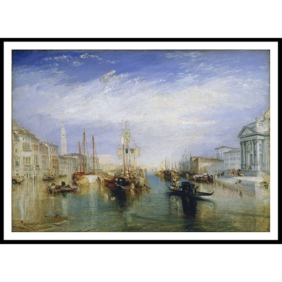 Venice from the Porch of Madonna della Salute 1835, A New Print Of a J. M. W Turner Painting