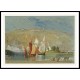 Vessels on the Seine at Canteleu near Rouen 1832, A New Print Of a J. M. W Turner Painting