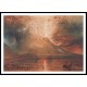 Vesuvius in Eruption 1817 20, A New Print Of a J. M. W Turner Painting