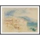 Vevay Looking South East along the Shore of Lake Geneva 1841, A New Print Of a J. M. W Turner Painting