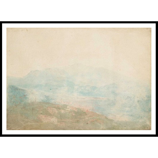 View across a Valley towards Cader Idris 1798 99, A New Print Of a J. M. W Turner Painting