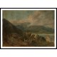 View in the Lake District Above Coniston 1797 98, A New Print Of a J. M. W Turner Painting