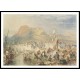 View of Corinth Greece, A New Print Of a J. M. W Turner Painting