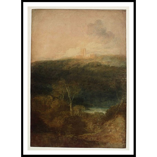 View of Fonthill Abbey 1799 1800, A New Print Of a J. M. W Turner Painting