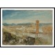 View of Rome from the Gardens of the Villa Barberini 1819, A New Print Of a J. M. W Turner Painting