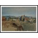 View of Santi Giovanni e Paolo Rome from the Palatine Hill 1819, A New Print Of a J. M. W Turner Painting