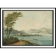 View of Windermere with Belle Isle 1800, A New Print Of a J. M. W Turner Painting