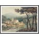 Villa dell'Ambrogiara e La Lastra Road from Pisa to Florence after J.R. Cozens, A New Print Of a J. M. W Turner Painting