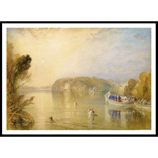 Virginia Water, A New Print Of a J. M. W Turner Painting