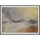 Waves Breaking against the Wind 1840, A New Print Of a J. M. W Turner Painting