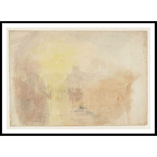 Whitby 1827, A New Print Of a J. M. W Turner Painting