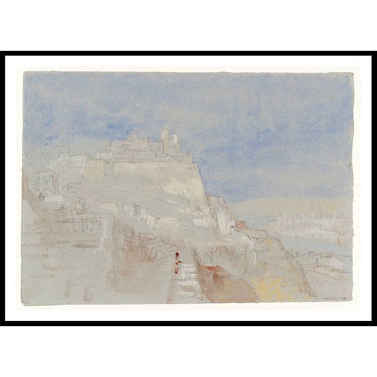 Wurzburg from the Path to the Kappele 1840, A New Print Of a J. M. W Turner Painting