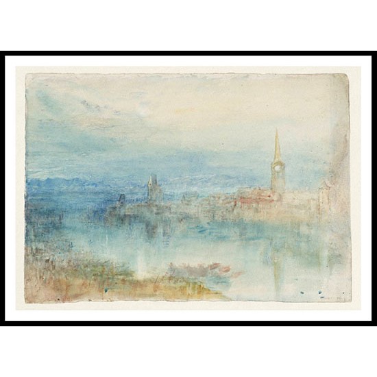 Zurich 1841 42, A New Print Of a J. M. W Turner Painting