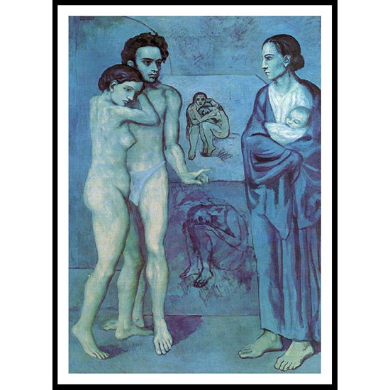 La Vie 1903, A New Print Of a Pablo Picasso Painting