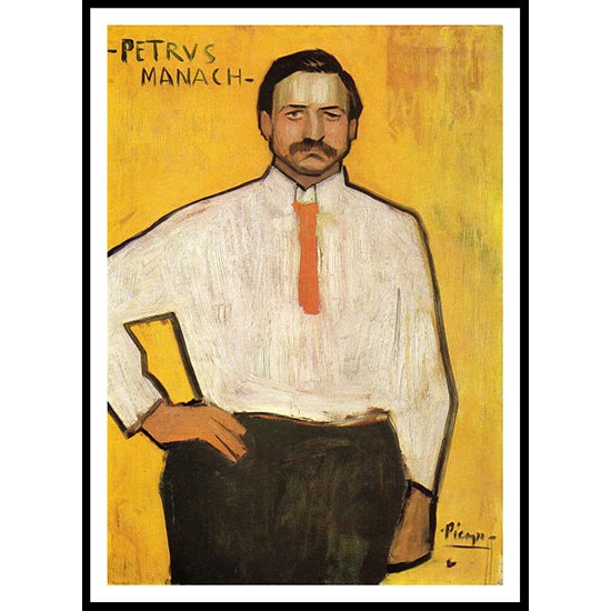 Pedro Manach 1901, A New Print Of a Pablo Picasso Painting