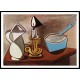 Pitcher Candle and Casserole 1945, A New Print Of a Pablo Picasso Painting