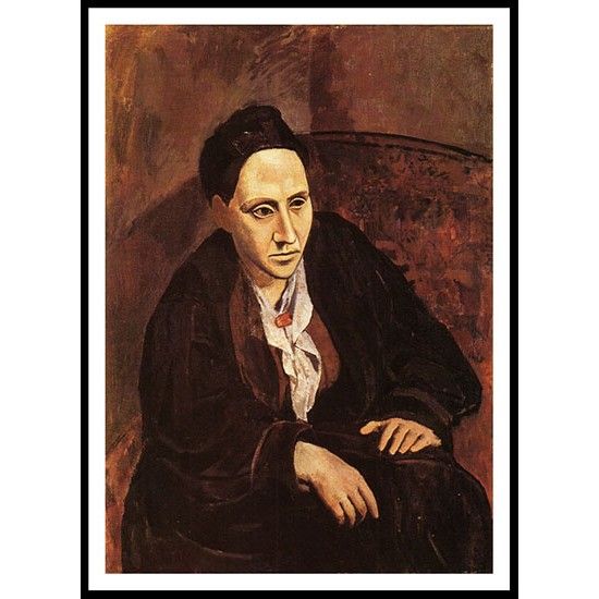 Portrait of Gertrude Stein 1905 6, A New Print Of a Pablo Picasso Painting