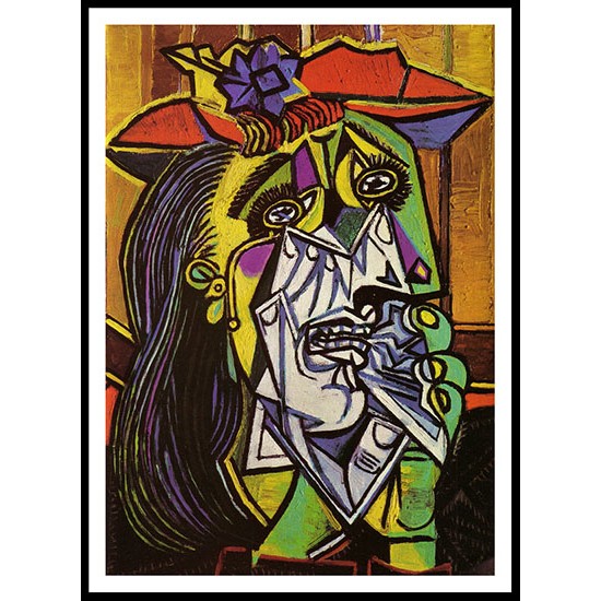 Weeping Woman 1937, A New Print Of a Pablo Picasso Painting