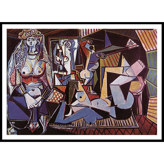 Women of Algiers after Delacroix 1955, A New Print Of a Pablo Picasso Painting